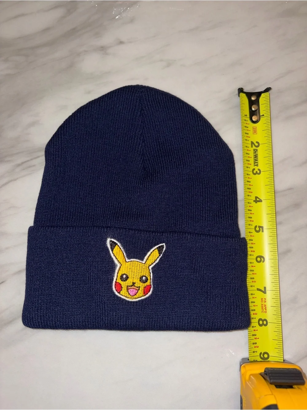 NWOT Pokémon Pikachu Beanie Set of 2 Black Blue Knit Winter Hats Kids Youth